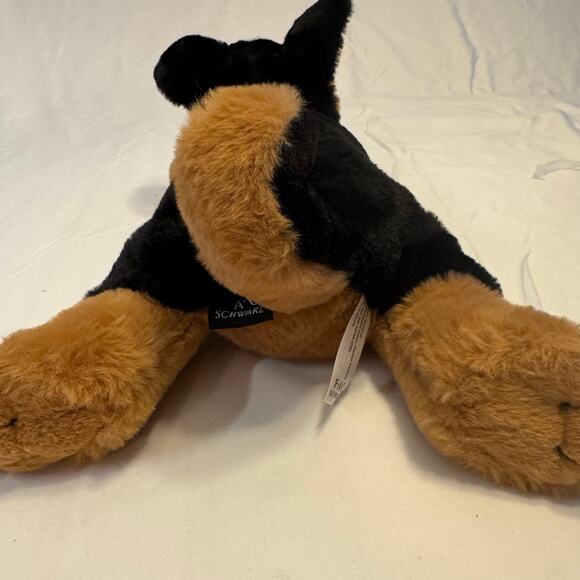 The FAO Schwartz Adopt A Pets 15" Toy Plush Lying German Shepherd - Picture 6 of 9